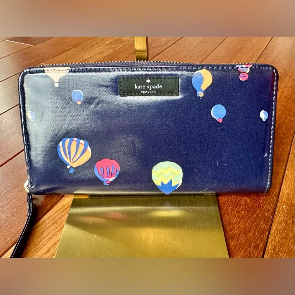 Kate Spade New York Hot Air Balloon Daycation Neda Continental Zip Wallet - Picture 2 of 9